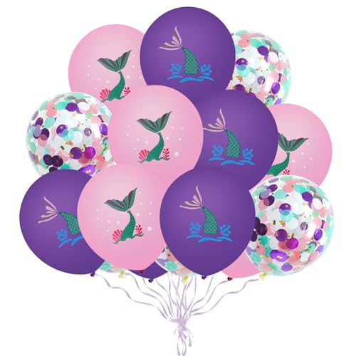 Asudaro 9-Teiliges Set Geburtstagsballons Konfetti Ballons Rund Für Thematische Feiern Typ 15 von Asudaro
