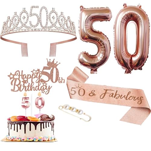 Asudaro Party Supplies Electroplated Crown Birthday Crystal Accents for Luxurious Birthday Parties Die Partyzubehör Vergoldete Krone Geburtstag Kristall Akzente für Luxuriöse Geburtstagsfeiern von Asudaro