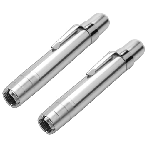 Asuinxurr 2 PCS Silber Aluminiumlegierung Kreide Keeper Holder von Asuinxurr