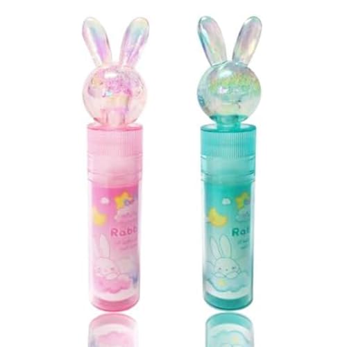 Asuinxurr Hasen-Radiergummis, Süße Radiergummis, Radiergummis für Kinder, Rosa Radiergummis, Kawaii-Radiergummis, Lippenstift-Radiergummi, Einziehbarer Radiergummi von Asuinxurr