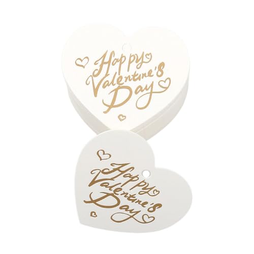 1 Beutel mit elegantem Herz-Design, Valentinstags-Etikett mit goldfarbenen Buchstaben, geeignet für romantische Anlässe und romantische Verpackungsdekorationen 1 Beutel mit elegantem Herz-Design, Valentinstags-Etikett mit goldfarbenen Buchstaben, geeignet für romantische Anlässe und romantische Verpackungsdekorationen von Asukohu