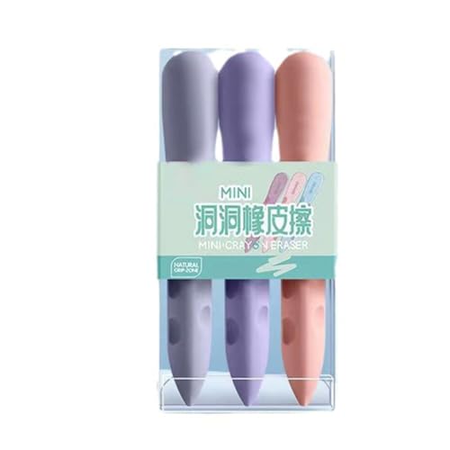 3 PCs/Set Dreieck Eraser Weichgummi Radiergummi Radiergummi Eraser Back To School Eraser Kunstmaler Eraser Für Malerei von Asukohu