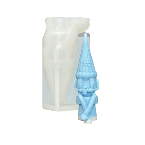 3D-Form für gesichtslose Puppen, Silikonform, Duftformen, Seife, Epoxidharz, Heimdekorationen von Asukohu