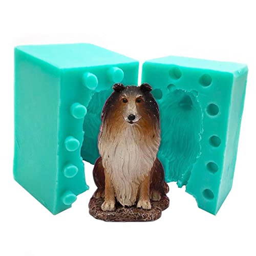 3D Hund Für Katze Handgemachte Silikonform Gips Kerze Seife Fondant Form Für Süßigkeiten Schokolade Dessert Backen Kochen Dekoration Werkzeug Zubehör von Asukohu