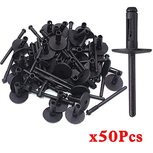 50 Stücke Kunststoff Expansion Blind Nieten Auto Kotflügel Liner Stoßstange Clip Auto Befestigungen Nieten Für Die Meisten Auto Reparatur von Asukohu