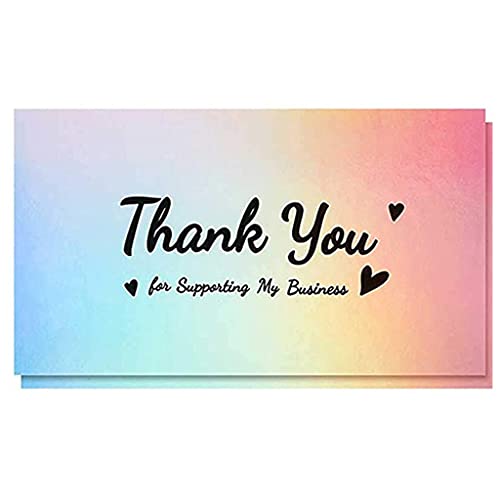 Asukohu 50pcs Heart Thank You Card Thank You Greeting Card Appreciation CardstoMöbel & Wohnen Feste & Besondere Anlässe Karten & Einladungen! von Asukohu