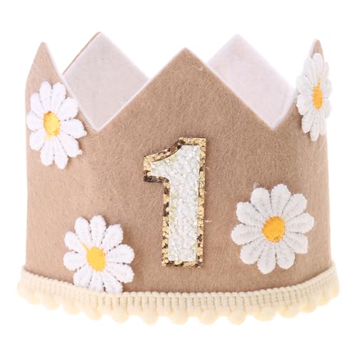 Asukohu Baby-Geburtstagshut für Dusche, Party, verstellbarer Kinngürtel mit Nummer 1, einzigartige Dusch-Fotografie-Requisiten Asukohu Baby-Geburtstagshut für Dusche, Party, verstellbarer Kinngürtel mit Nummer 1, einzigartige Dusch-Fotografie-Requisiten von Asukohu