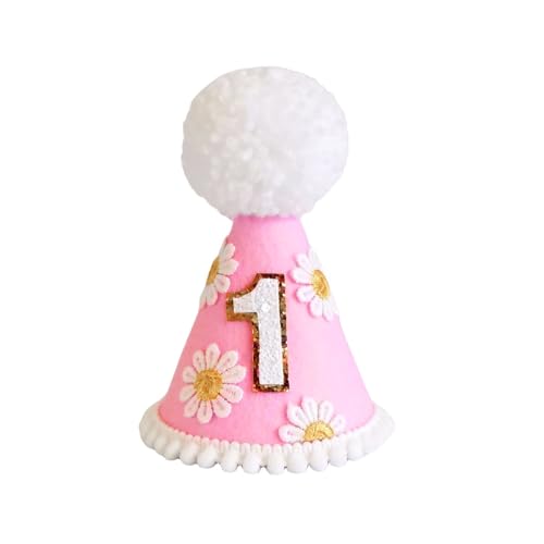 Asukohu Baby-Geburtstagshut für Dusche, Party, verstellbarer Kinngürtel mit Nummer 1, einzigartige Dusch-Fotografie-Requisiten Asukohu Baby-Geburtstagshut für Dusche, Party, verstellbarer Kinngürtel mit Nummer 1, einzigartige Dusch-Fotografie-Requisiten von Asukohu