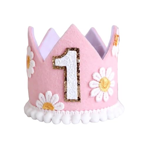Asukohu Baby-Geburtstagshut für Dusche, Party, verstellbarer Kinngürtel mit Nummer 1, einzigartige Dusch-Fotografie-Requisiten Asukohu Baby-Geburtstagshut für Dusche, Party, verstellbarer Kinngürtel mit Nummer 1, einzigartige Dusch-Fotografie-Requisiten von Asukohu