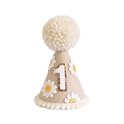 Asukohu Baby-Geburtstagshut für Dusche, Party, verstellbarer Kinngürtel mit Nummer 1, einzigartige Dusch-Fotografie-Requisiten Asukohu Baby-Geburtstagshut für Dusche, Party, verstellbarer Kinngürtel mit Nummer 1, einzigartige Dusch-Fotografie-Requisiten von Asukohu
