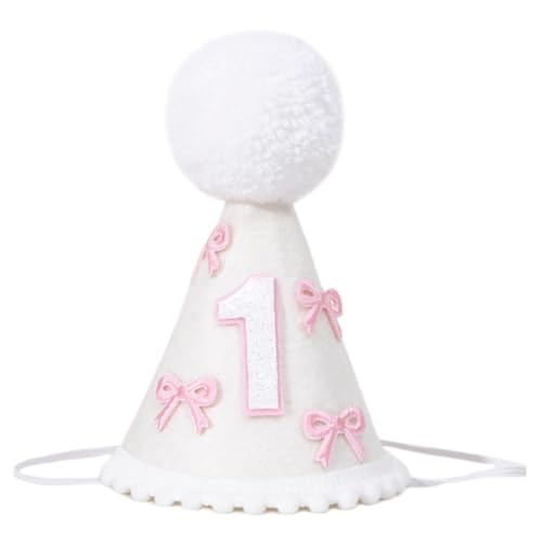 Asukohu Baby-Geburtstagshut für Dusche, Party, verstellbarer Kinngürtel mit Nummer 1, einzigartige Dusch-Fotografie-Requisiten Asukohu Baby-Geburtstagshut für Dusche, Party, verstellbarer Kinngürtel mit Nummer 1, einzigartige Dusch-Fotografie-Requisiten von Asukohu