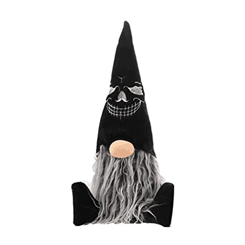 Asukohu Halloween handgefertigte Tomte schwedische Zwerge sitzende Nisse skandinavische Zwerge von Asukohu