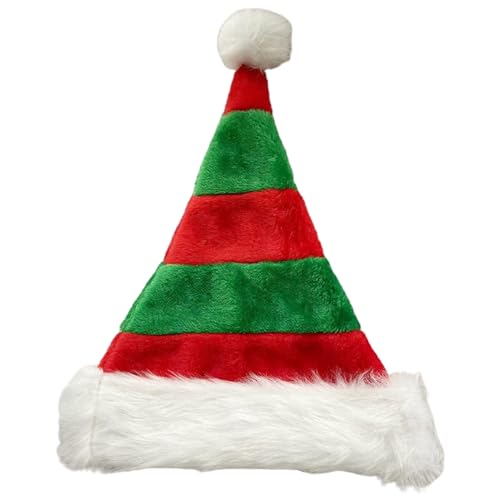 Asukohu Weihnachtsmütze Weihnachtsmütze Für Erwachsene Unisex Mütze Aus Plüschstoff Unisex Erwachsene Weihnachtsmütze Weihnachtsmütze Cosplay Mütze von Asukohu