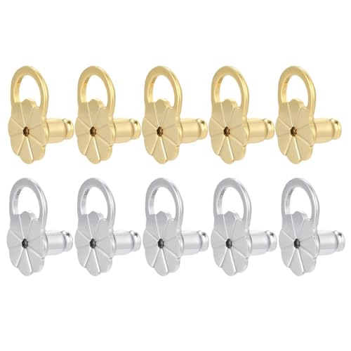 Einzigartige Schweine-Nasen-/Blumenförmige Verschlüsse, elegante Ohrring-Verschlüsse für verbesserte Ohren, Metall-Heber für Ohrstecker Einzigartige Schweine-Nasen-/Blumenförmige Verschlüsse, elegante Ohrring-Verschlüsse für verbesserte Ohren, Metall-Heber für Ohrstecker von Asukohu