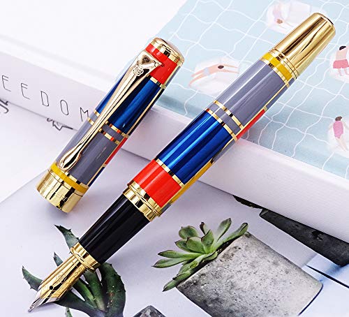 Hero 767 Fashion Style Füllfederhalter, mittlere Feder, 5 Farben, Scheibenschmuck, Büro, Geschenk, Schreibstift von Asvine