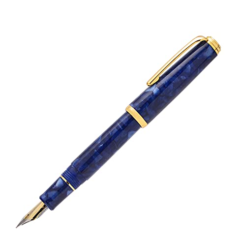 Hongdian N1 Füllfederhalter aus Kunstharz, extrafeine Feder, klassischer Stift, inklusive Metallbox und Tintenkonverter, glattes Schreiben von Asvine