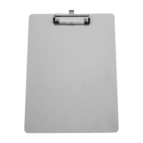 Asyduey Metall Zwischenablage Ordner A4 Rostfreier Stahl Clip Board Rechnung Lagerung Ordner Schreiben Datei Board Menü Schiene für Unternehmen von Asyduey