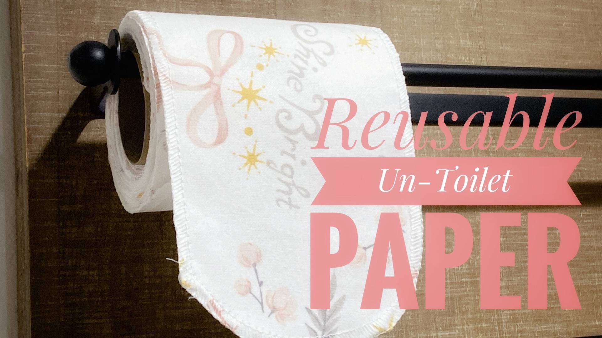 Wiederverwendbares Toilettenpapier, Familientuch Aus 100% Baumwolle, Zero Waste Alternatives Umweltfreundlich, Biologisch Abbaubar von AtelierByChloeNa