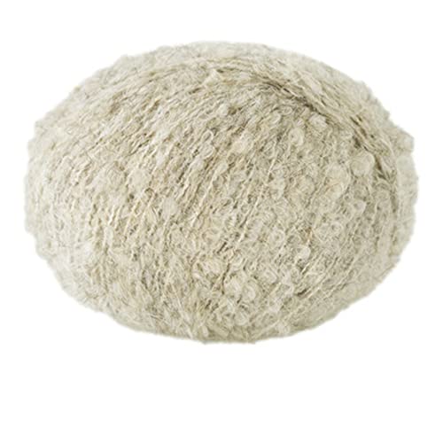 AthuAh häkeln Garn, 50 g süßes Bouclé-Wollgarn, elastisch, for Handstricken, Effektgarn, weich, bequem, for den Winter, warme Polyestermischungen, Häkelgarn(3) von AthuAh