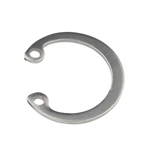 AthuAh Ring-Clips, M8~M75 Sicherungsringe 304 Edelstahl C-Clip-Ringe Halteschnappwelle Interner Kragen Kartenring Klemme Federverriegelung C-Typ-Unterlegscheiben (Größe: M16 20 Stück)(M10 20pcs) von AthuAh