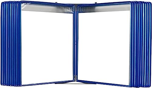 Wand-Dokumenten-Organisator, A4, Wandmontierter Präsentationsmappenhalter(Blue) von AthuAh