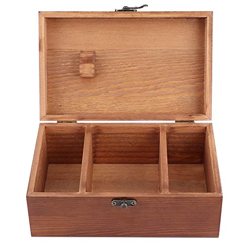 Nähkasten, Haushalt Vintage Holz Nähkasten Nadelfaden Aufbewahrungskoffer Organizer DIY Nähwerkzeuge(Taraxacum Pattern Empty Box) von Atyhao