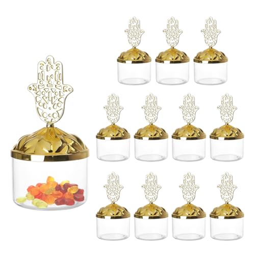 Aublinto 12 Stück Bonbonbox Arabische Dekoration für Hochzeit Orientalische Süßigkeitenbox im Kuppeldesign Perfektes Gastgeschenk und Souvenir aus dem Nahen Osten Ideal für besondere Anlässe von Aublinto