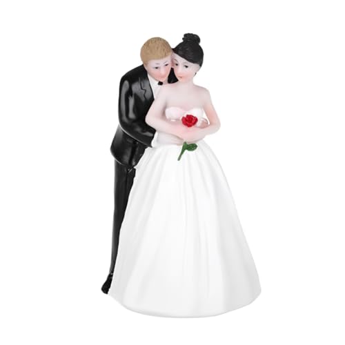 Hochzeitsfiguren Brautpaar,Wedding Torte Topper, Hochzeitspaar, Kuchen Figur Hochzeitstorte Dekoration, Kuchen Dekorationen für Vorschlag, Hochzeitsgeschenke für Brautpaar, Wedding Cake Figurine von Aublinto