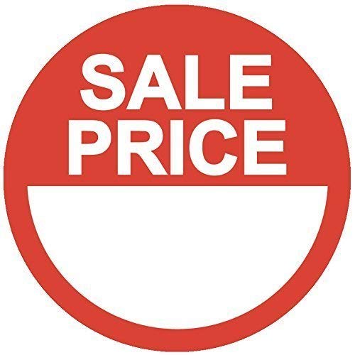 Audioprint Ltd. 200 Pack of Sale Price Stickers Red 20mm von Audioprint Ltd.