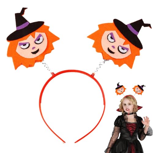 Aufquwk Stirnband Halloween,Halloween Stirnband - Haarreifen, lustiger Halloween-Cosplay-Haarschmuck | Selbstklebende Halloween-Dekorationen, Partygeschenke, Haarreifen für Erwachsene, Halloween von Aufquwk