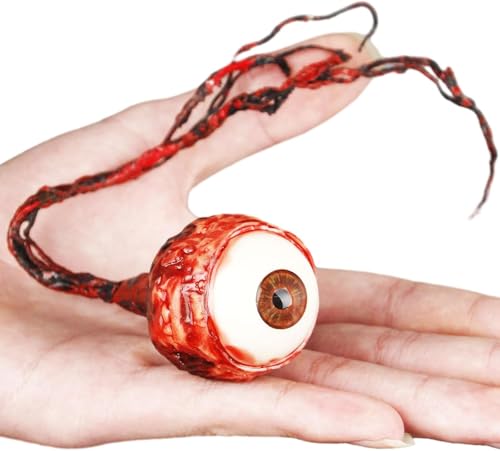 Gefälschte Augäpfel Auirshiky Halloween Dekoration Halloween Severed Eyeball Dekoration Realistischer Augapfel Für Halloween Für Spukzimmer Vampir Streich Requisiten Halloween-Horror-Requisiten (A) von Auirshiky