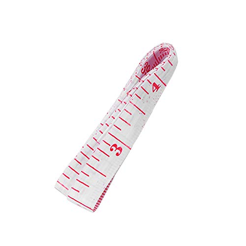 Aunye Doppelskala Soft-Maßband, Body Measuring Ruler Sewing Cloth Tailor Tape Soft Tape, Nähband, weiches Band zum Messen von Brust und Taille 100cm (Rosa) von Aunye