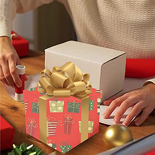 Aunye Weihnachtsgeschenkpapier Weihnachten Geschenkpapier Rollen - 70×50 cm Weihnachtspapier Kinder Mädchen Marmor Textur muster Gefaltetes Papier, Geschenkpapier Rolle für Geburtstag, Hochzeit (A) von Aunye