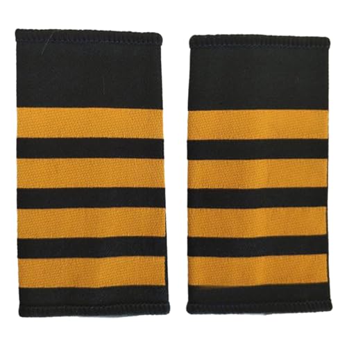 2PCS Kapitän Epauletten Uniform Epauletten Shouler Boards Professionelle Uniform Cosplay Party Zubehör Bühne Requisiten von Aurgiarme