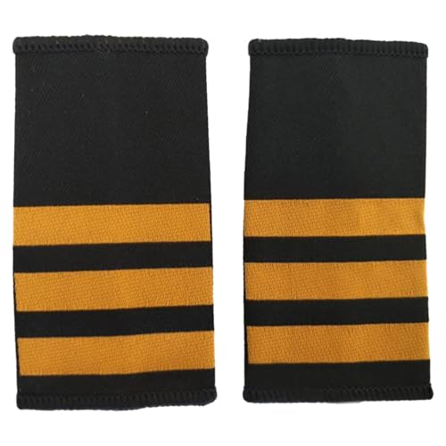 2PCS Kapitän Epauletten Uniform Epauletten Shouler Boards Professionelle Uniform Cosplay Party Zubehör Bühne Requisiten von Aurgiarme