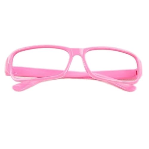 Aurgiarme Brillenrahmen ohne Linse, Cosplay, Kostüm, bunter Brillenrahmen, lustige Neuheit, Brillen, Subkulturen, Brillen, Geschenke, bunt, keine Linse von Aurgiarme