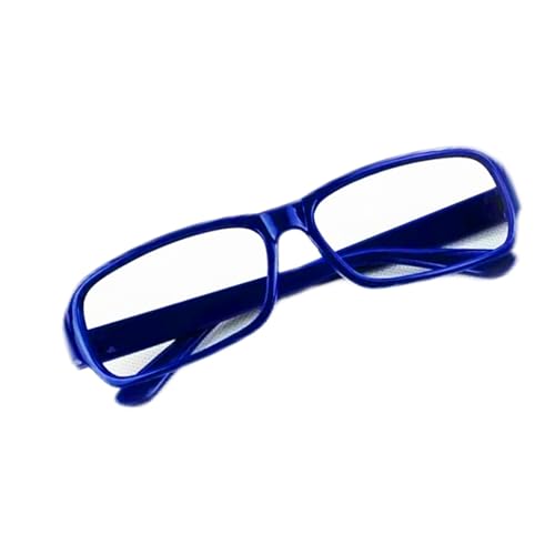 Aurgiarme Brillenrahmen ohne Linse, Cosplay, Kostüm, bunter Brillenrahmen, lustige Neuheit, Brillen, Subkulturen, Brillen, Geschenke, bunt, keine Linse von Aurgiarme