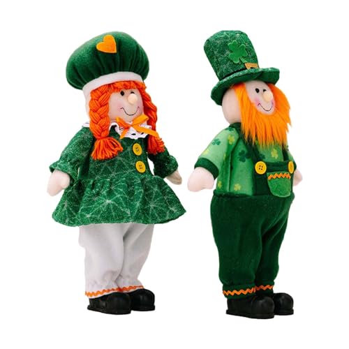 Aurgiarme Irish Day Green Realistic Holiday Decorations Dwarfs Ornament Elegant S Day Accessories von Aurgiarme