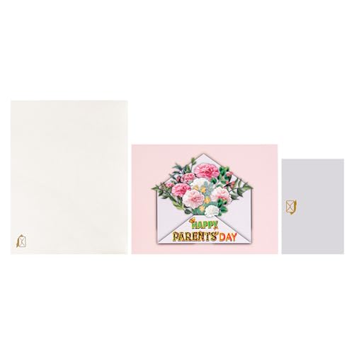 Faltbare 3D-Blumengrußkarte, 3D-Geschenkkarten für Mutter, glücklicher Elterntag, Überraschungskarten für Mutter, Frau von Aurgiarme