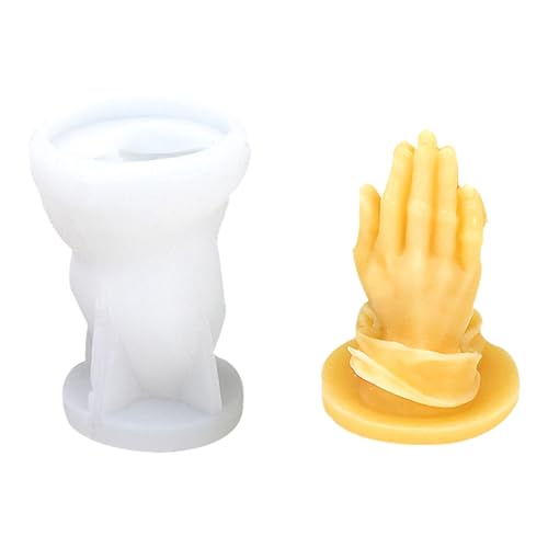 Gefaltete 3D-Handformen, Buddha-Perlen, Handform, Epoxid-Silikonformen, Seifenwerkzeuge zum Beten und Segen von Aurgiarme