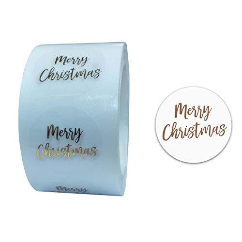 Runde selbstklebende Weihnachtsaufkleber, transparente Weihnachtsetiketten, Aufkleber, kleine Business-Box-Aufkleber von Aurgiarme
