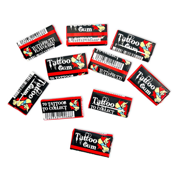 Kaugummi TRIBAL 10er Pack, inkl. Tattoo in Verpackung, 40g von Aurich