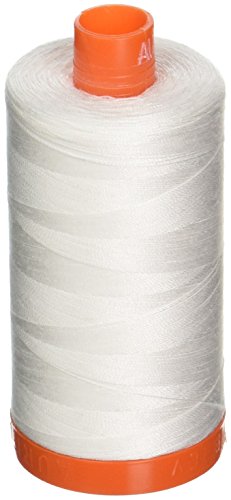 AURIFIL USA Aurifil 50 Wt Baumwolle, 1,422 m, Naturweiß von Aurifil