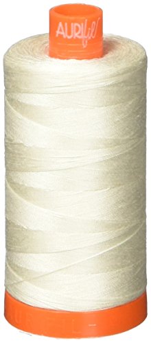 Aurifil A1050–2311 Mako-Baumwollgarn, solide, 50 WT, 1422 Yds Musselin von Aurifil