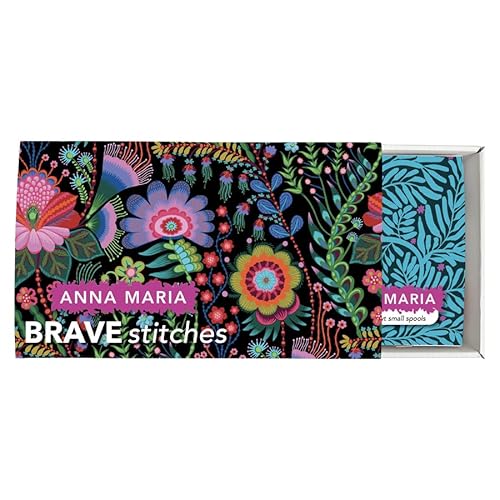 Aurifil Anna Maria Horner Brave Garn-Set, 50 W und 12 W, 20 Spulen, 100 % Baumwolle, ideal zum Nähen, Basteln und Patchwork von Aurifil