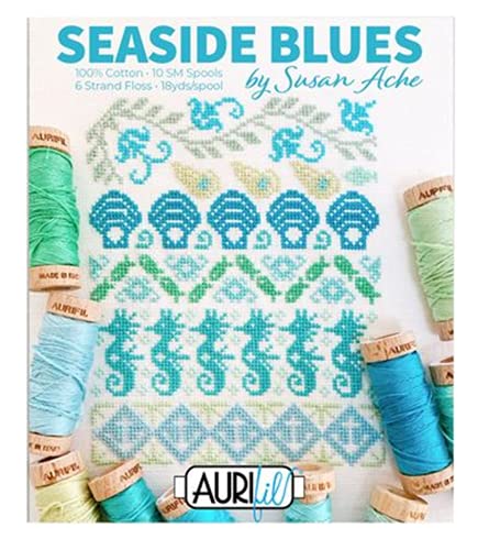 Aurifil Designer Thread Collection-Seaside Blues By Susan Ache -SA30SB10 von Aurifil