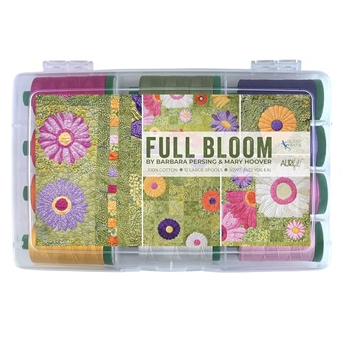 Aurifil Full Bloom by Barbara Persing Garn-Set, 100 % Baumwolle, ideal zum Nähen, Basteln und Patchwork von Aurifil