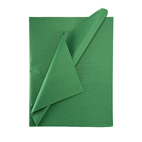 Seidenpapier bunt – 50 Blatt – 50 x 75 cm – Verpackungsmaterial für Kerzen, Kleidung, Seife – als Bastelpapier, Geschenkpapier – Hochzeit, Weihnachten – Füllmaterial in Versandkartons – GRÜN von Ausgewählt verpackt