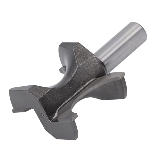 1/2in Shank Half Round Bullnose Beading Router Bit, Tungsten Steel, 1 1/4in Bead Diameter, Präzise Holzschnitte von Ausla