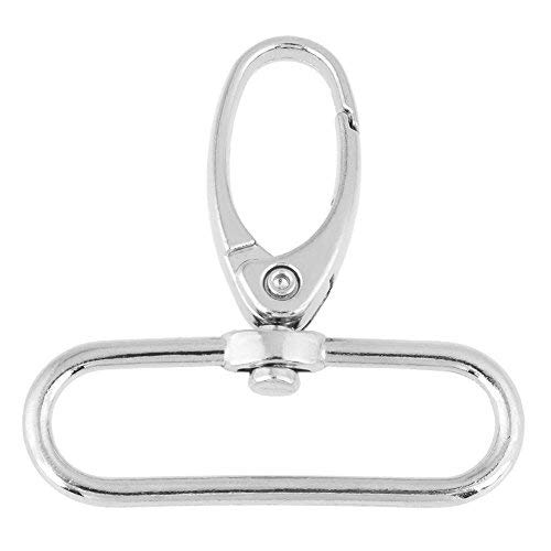 Ausla 20Pcs Drehbarer Karabiner, Karabinerhaken Schlüsselanhänger Aus Zinklegierun, Drehbare Abzugsklammern Schlüsselbund-Schlüsselringhaken (30 Mm) ﻿ von Ausla